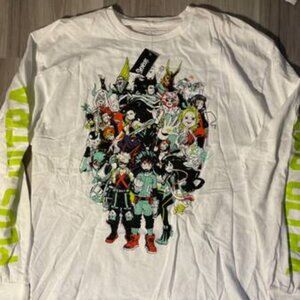 Spencer's My Hero Academia Long Sleeve Shirt – XL – Brand New with Tag